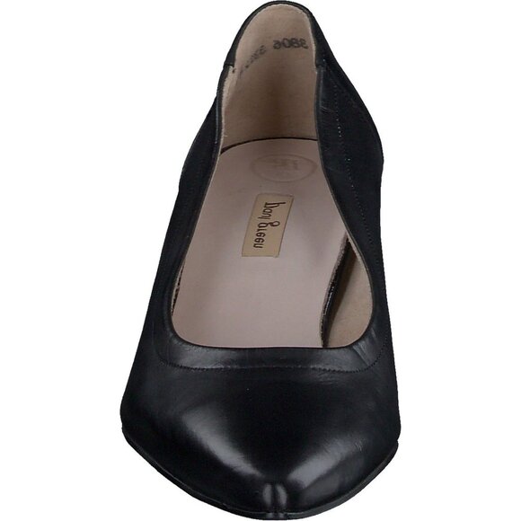 🆕 PAUL GREEN Yvette Pointed Toe Block Heel Pump Shoes Black 8 - Picture 3 of 13